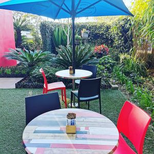 Toowoomba coffee house has a nice beautiful garden. at Toowoomba Coffee House in Toowoomba City