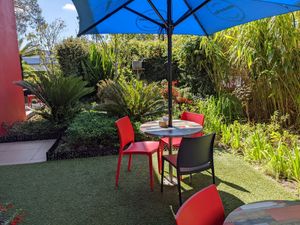 Lovely garden at Toowoomba Coffee House in Toowoomba City