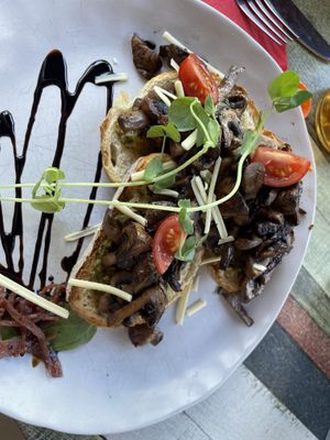 Fried mushrooms   at Toowoomba Coffee House in Toowoomba City