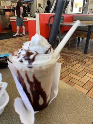 Double chocolate shake  at Project Pollo in Houston