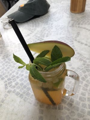Mango Lemonade (from the sign in the window)  at Hubertha in Berlin