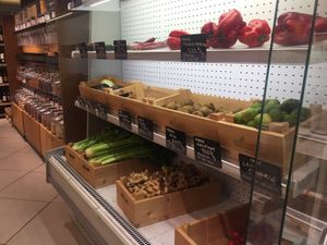 Fresh produce at BioMarket in Tartu