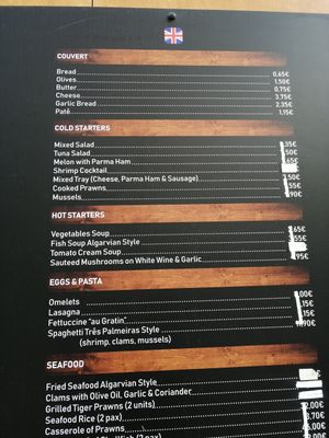 Starters at Três Palmeiras in Portimao