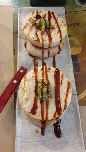 Vegan halloumi at Treis Laloun -Τρεις Λαλούν in Athens