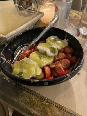 caprese salad🍅 at Treis Laloun -Τρεις Λαλούν in Athens