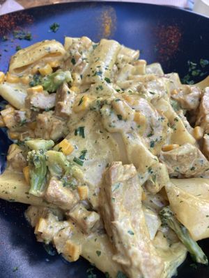 Chicken free pasta  at Treis Laloun -Τρεις Λαλούν in Athens