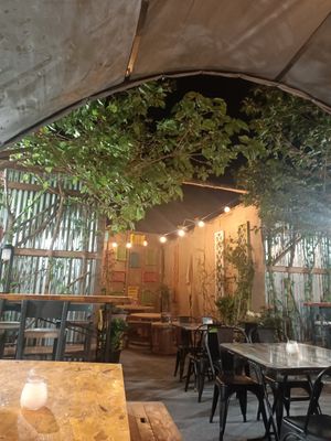 Gorgeous garden! They also have a roof top garden. at Treis Laloun -Τρεις Λαλούν in Athens