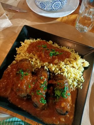 Soutzouki - delicious and very filling! at Treis Laloun -Τρεις Λαλούν in Athens