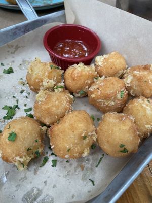Every year when we come to Athens, it is an absolute must to go and have food at Treis Laloun. The vegan cheese balls are to die for .  at Treis Laloun -Τρεις Λαλούν in Athens