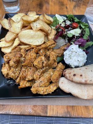 I also had the chicken free gyros 🥙. It was a massive portion and I felt like I was rolling out of the restaurant. Will come back next year .  at Treis Laloun -Τρεις Λαλούν in Athens