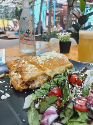 Vegan moussaka at Treis Laloun -Τρεις Λαλούν in Athens