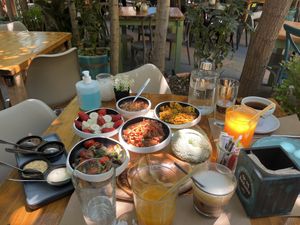 Very tasty amazing breakfast  at Treis Laloun -Τρεις Λαλούν in Athens