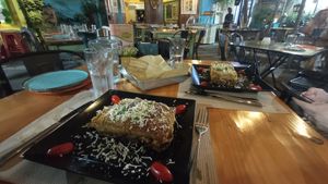 moussaka and pastitsio at Treis Laloun -Τρεις Λαλούν in Athens
