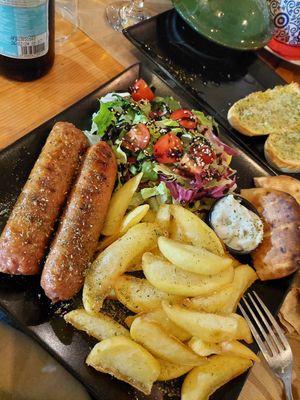 beyond sausage at Treis Laloun -Τρεις Λαλούν in Athens