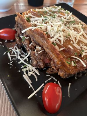 Moussaka  at Treis Laloun -Τρεις Λαλούν in Athens