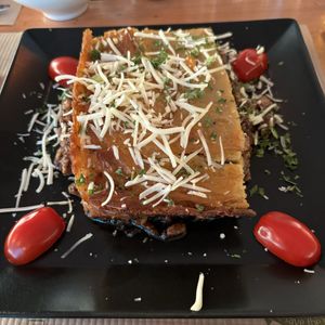 Moussaka  at Treis Laloun -Τρεις Λαλούν in Athens