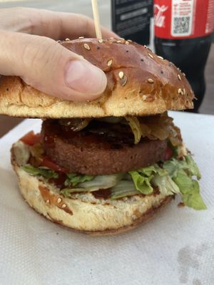 Garden gourmet patty at Fast food Katarina in Vis