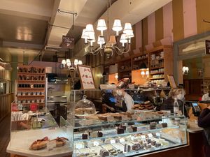 Counter at L.A. Burdick Handmade Chocolates in Cambridge