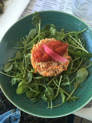 Quinoa salad  at La Ola in Sete