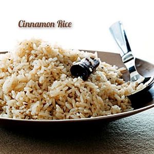 Cinnamon Rice at Hindu Restaurant & Food Service in Cozumel