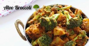 Aloo Broccoli at Hindu Restaurant & Food Service in Cozumel