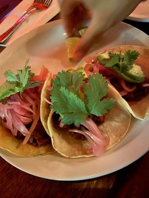Vegan tacos at Fergie's Pub in Philadelphia