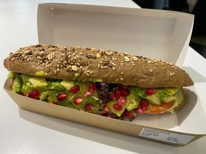 Avocado Hummus Sandwich at AMS - Amsterdam Bread Company in Schiphol