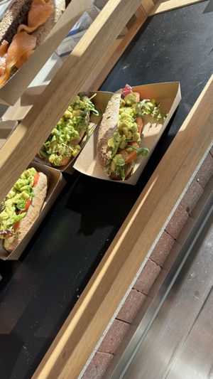 Hummus  at AMS - Amsterdam Bread Company in Schiphol