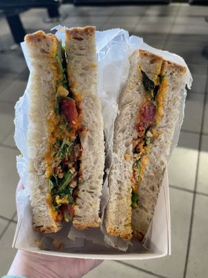 Sweet potato curry sandwich from Amsterdam Bread Company, AMS  at AMS - Amsterdam Bread Company in Schiphol
