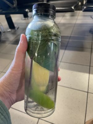 Mind and lemon water from Amsterdam Bread Company, AMS  at AMS - Amsterdam Bread Company in Schiphol