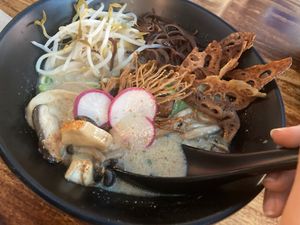 Vegan Ramen (vegetarian w/o egg)  at Yokocho Ramen in Alicante