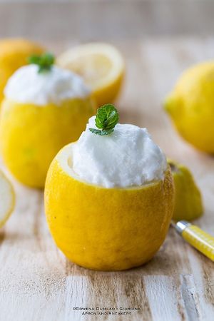 Vegan Lemon sorbet at Manzoni Ice Cream in Phuket