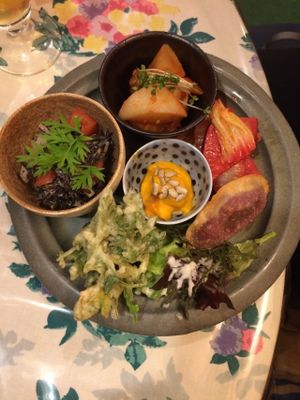 Platter at Le Coccole in Osaka