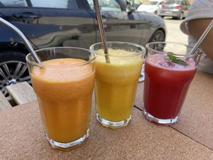 Sumos naturais  at Bancha in Portimao