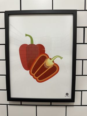 Man I love peppers   at Bancha in Portimao