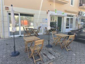 Outside seating   at Bancha in Portimao