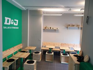 Seating area at D & J in Malmo