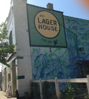 Exterior of PJ's at Lager House in Detroit