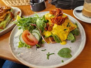 Tofu Benedict at Zweibar in Essen