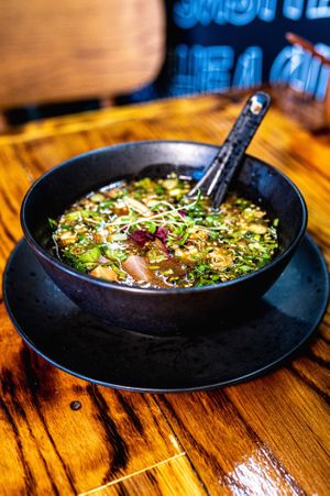 Miso with tofu at Sushea in Newquay