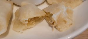 With potato and tofu at Pierogarnia Mandu in Gdynia