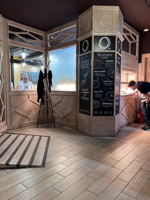 Lady making the dumplings  at Pierogarnia Mandu in Gdynia