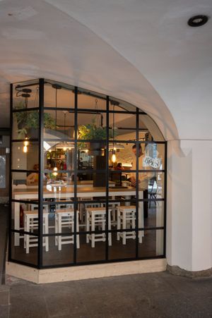 Outside at Swing Kitchen in Innsbruck