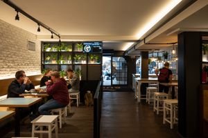 Inside at Swing Kitchen in Innsbruck