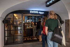 Entrance at Swing Kitchen in Innsbruck