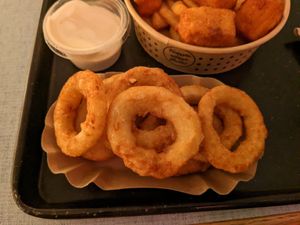 Onion Rings at Swing Kitchen in Innsbruck