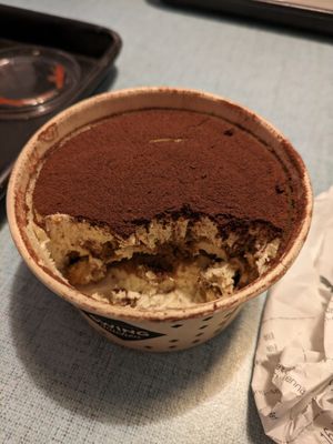 Tiramisu at Swing Kitchen in Innsbruck