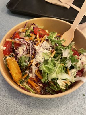 Salat with nuggets   at Swing Kitchen in Innsbruck