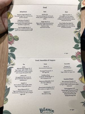 Food at Botania in Utrecht