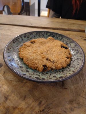 Oatmeal cookie at Botania in Utrecht
